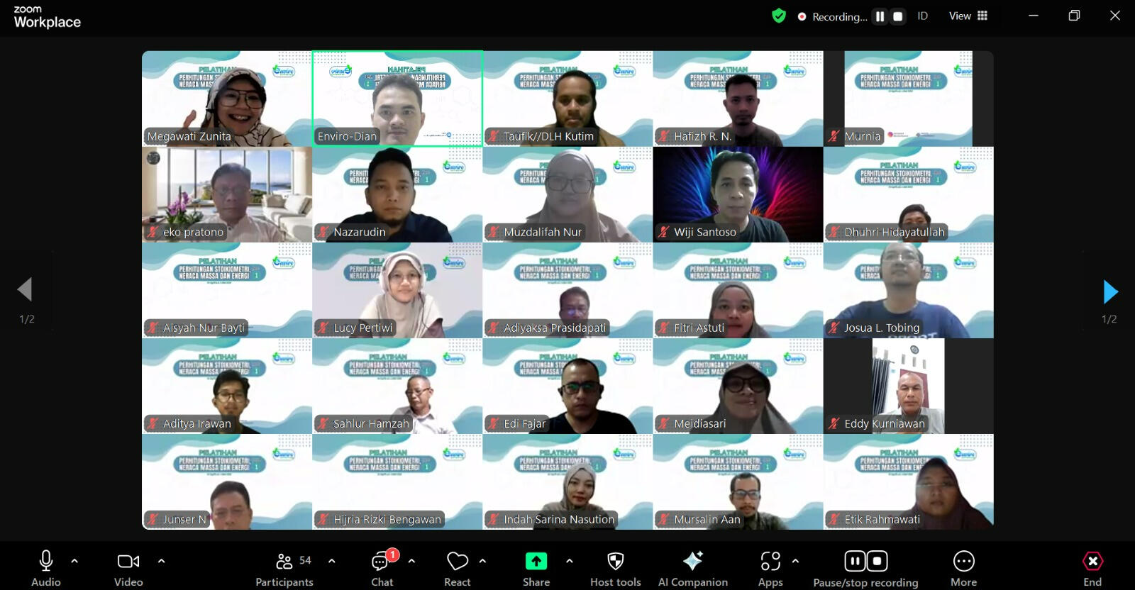 Pelatihan Stoikiometri